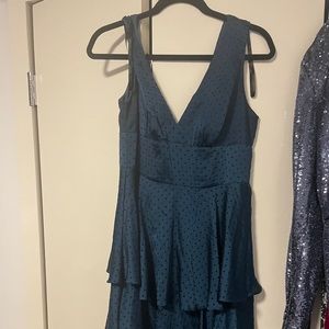 Laundry Blue tiered dress